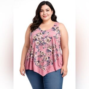 Atelier Sona Pink Floral Blouse